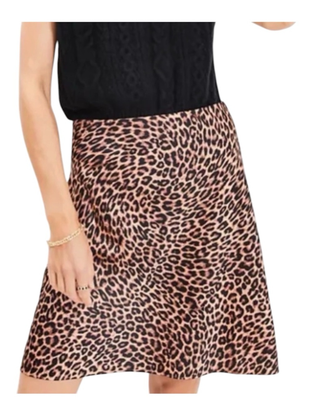 LOFT Leopard Print Mini Skirt large